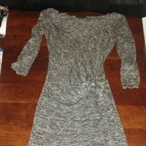 Gray Knit Dress